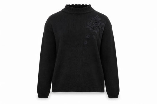 Womens UK Size 16 Classics Black Pullover Jumper