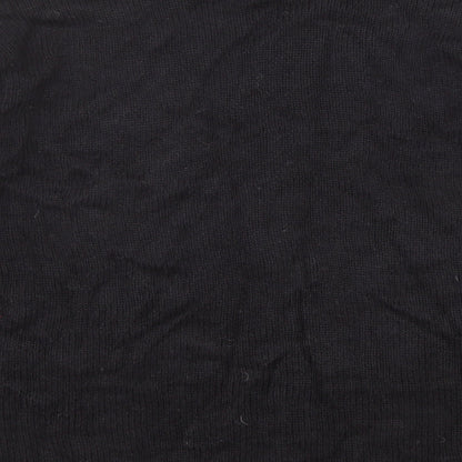 Classics Womens Black Round Neck Acrylic Pullover Jumper Size 16 - Size 16-18