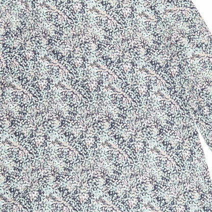 Marks and Spencer Womens Multicoloured Floral Viscose A-Line Size 22 Crew Neck Pullover