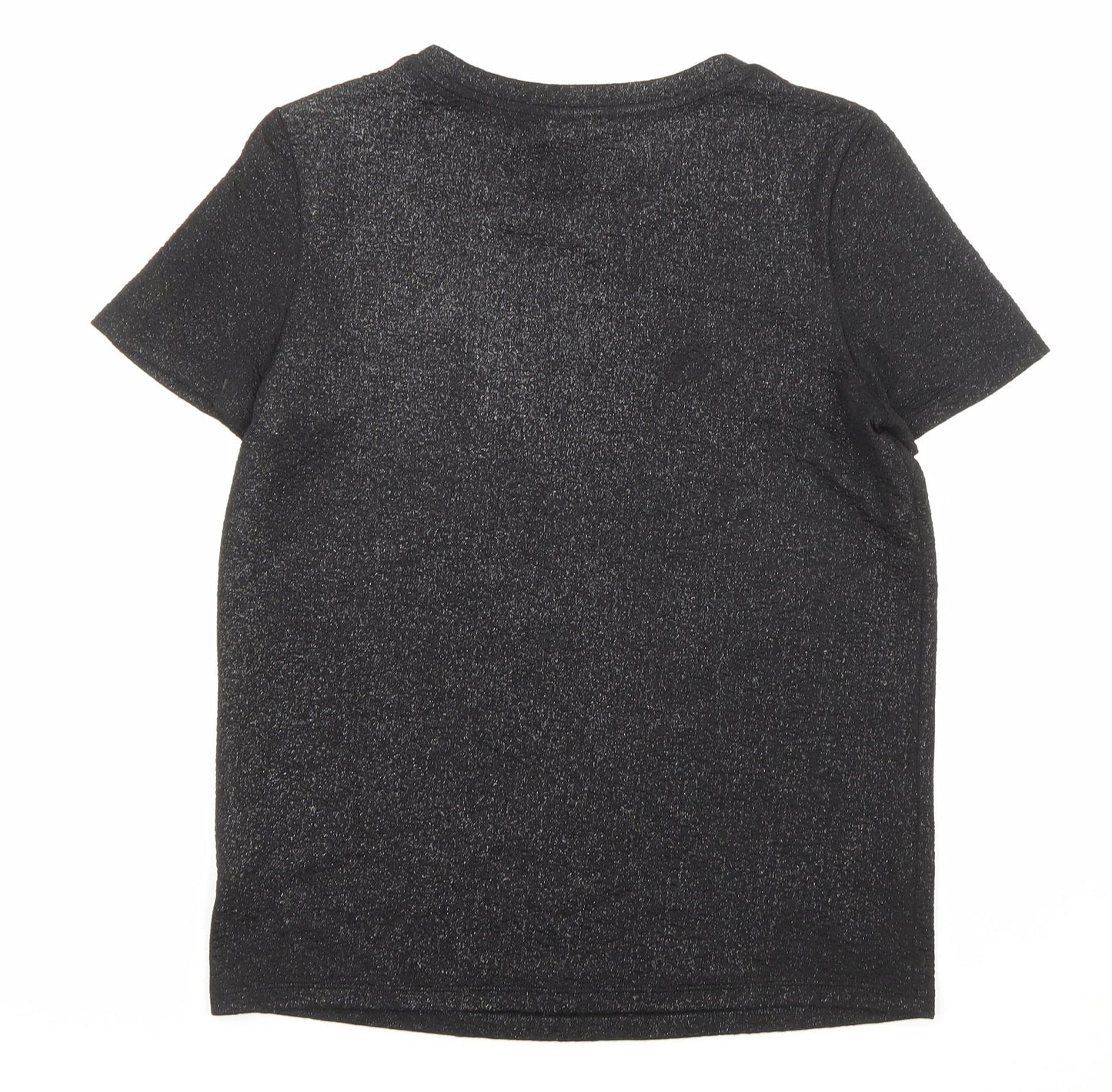 Womens UK Size 8 NEXT Black Basic T-Shirt
