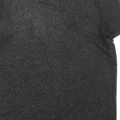 Womens UK Size 8 NEXT Black Basic T-Shirt