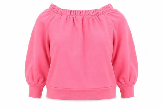 Very Womens Pink Cotton Pullover Sweatshirt Size 12 Pullover