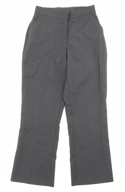 Womens UK Size 8 Damart Regular Fit  Grey Trousers