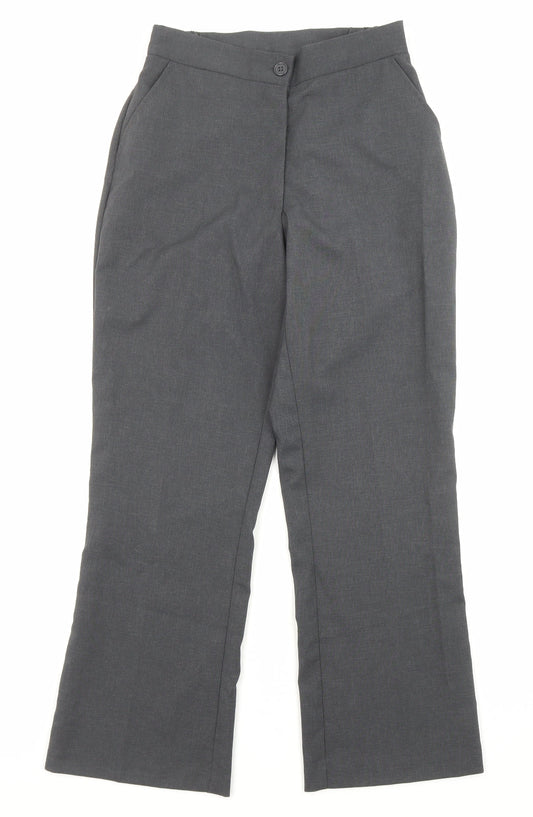 Womens UK Size 8 Damart Regular Fit  Grey Trousers