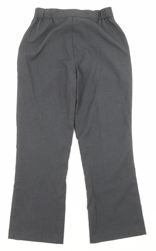 Womens UK Size 8 Damart Regular Fit  Grey Trousers