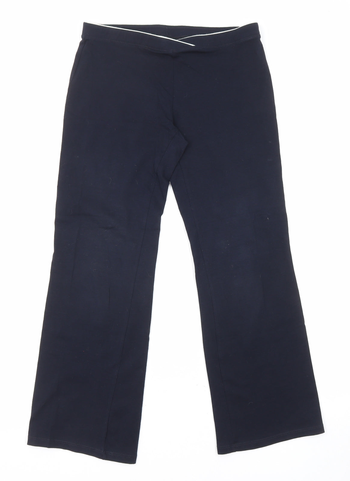 Womens UK Size 10 Marks and Spencer Regular Fit  Blue Trousers