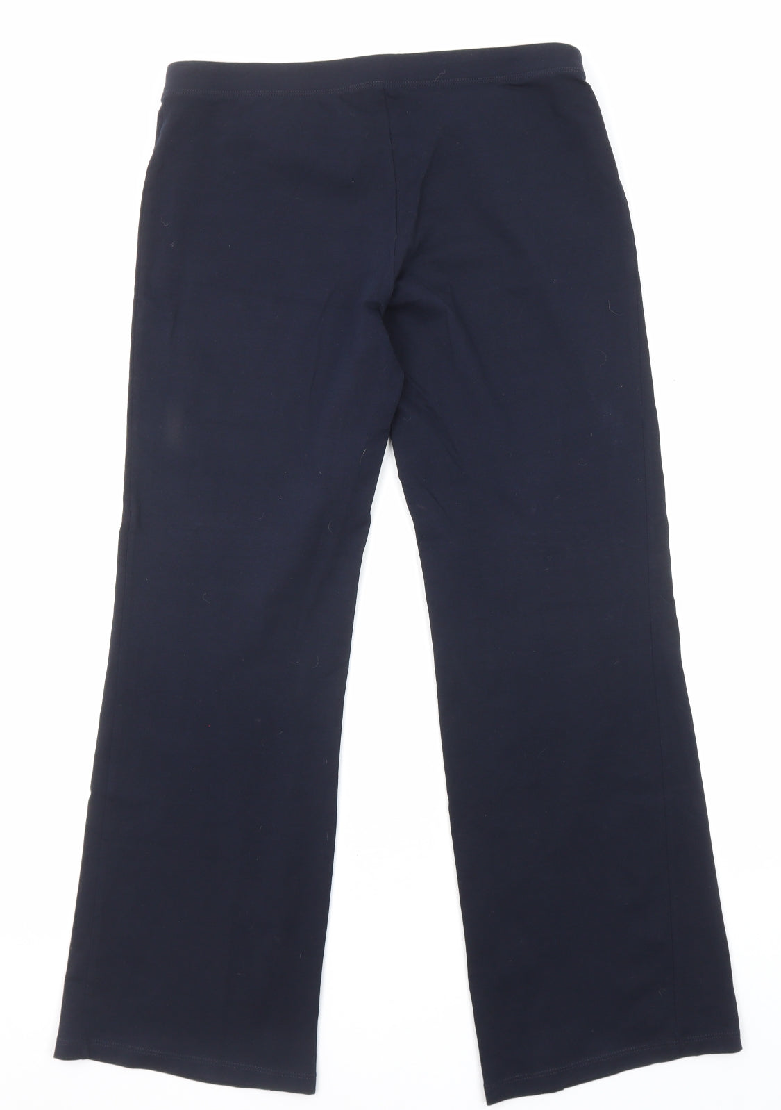 Womens UK Size 10 Marks and Spencer Regular Fit  Blue Trousers