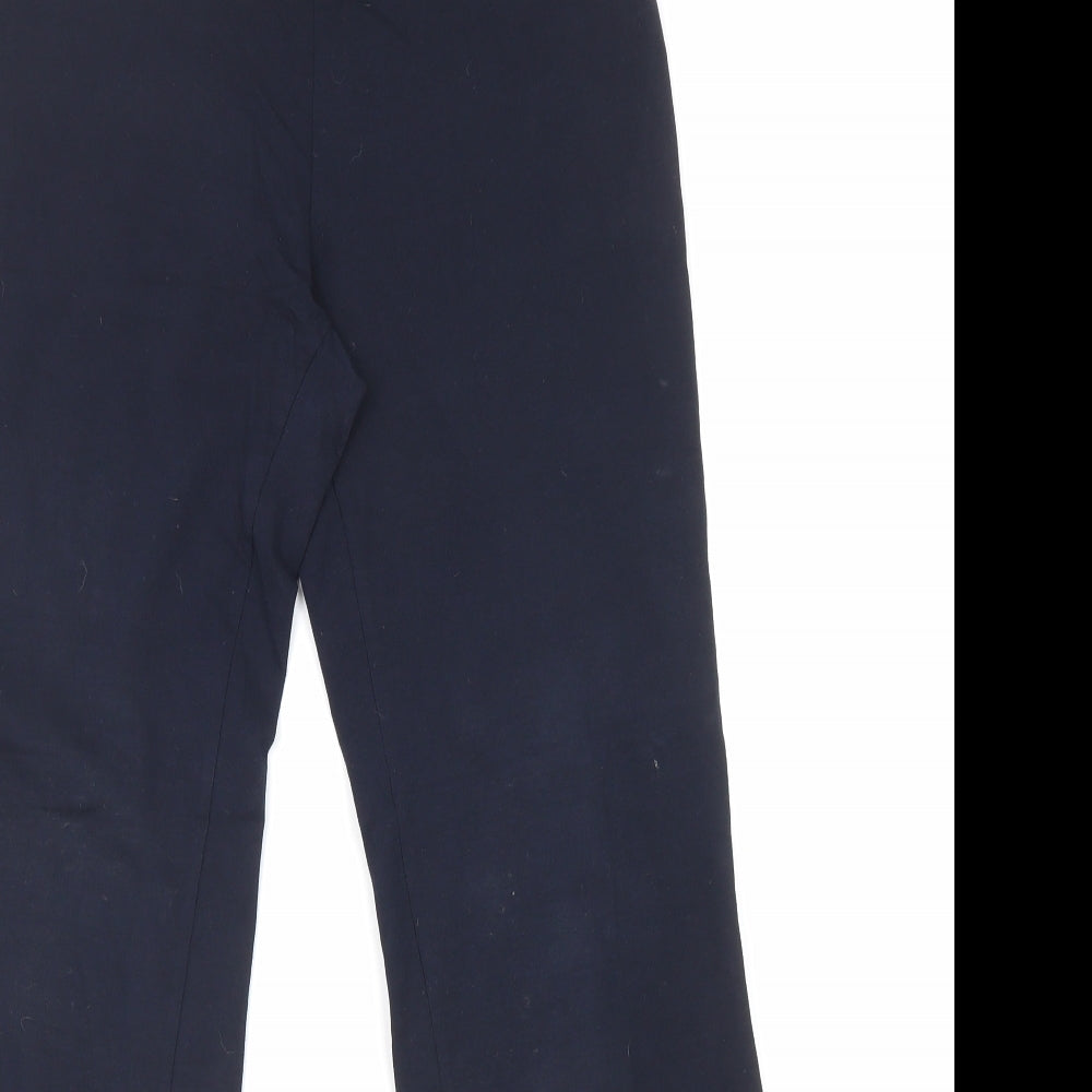 Womens UK Size 10 Marks and Spencer Regular Fit  Blue Trousers