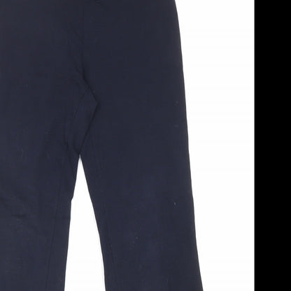 Womens UK Size 10 Marks and Spencer Regular Fit  Blue Trousers