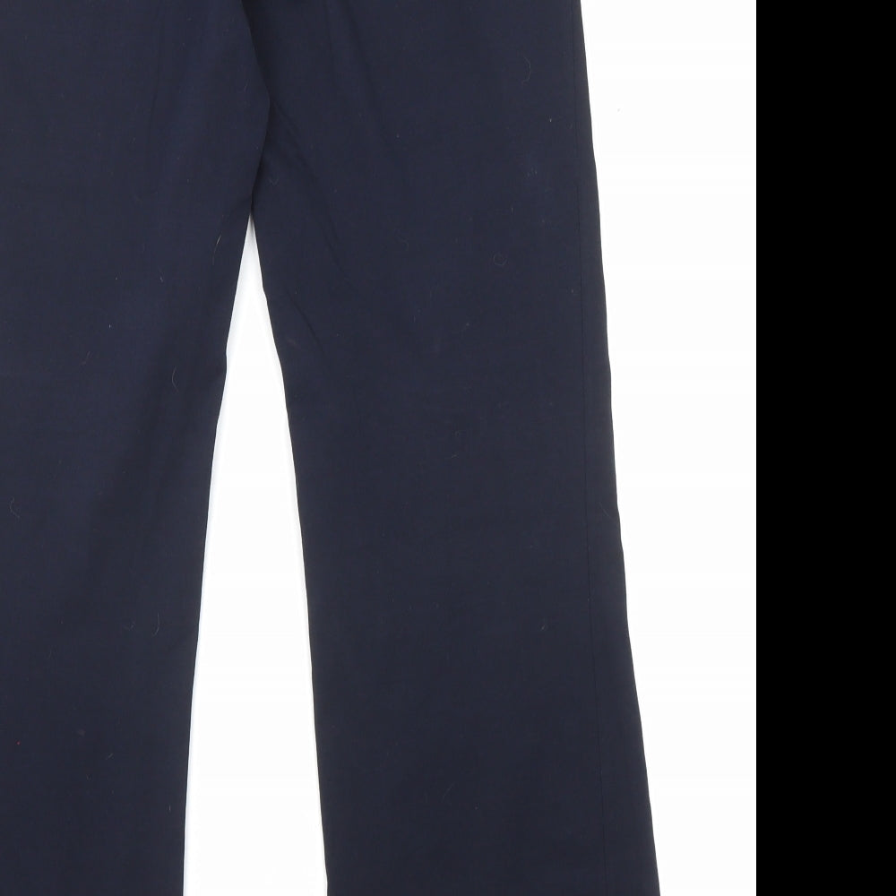 Womens UK Size 10 Marks and Spencer Regular Fit  Blue Trousers
