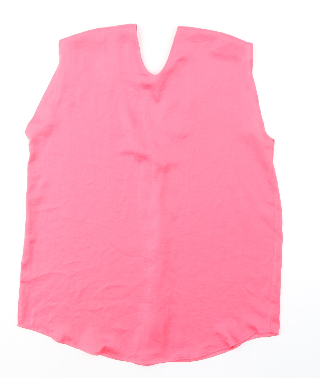 Womens UK Size 10 Marks and Spencer Pink Basic Blouse