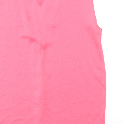 Womens UK Size 10 Marks and Spencer Pink Basic Blouse