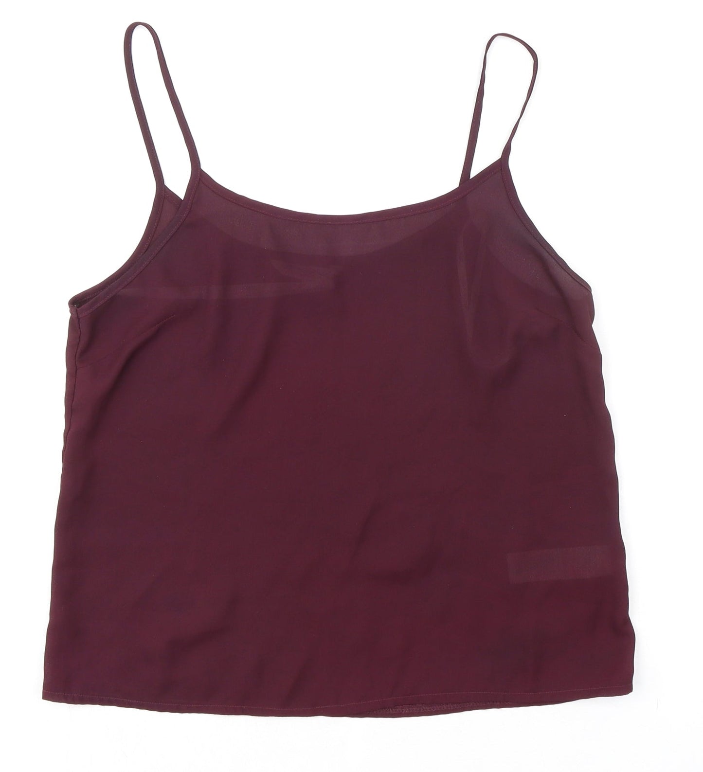 Womens UK Size 10 New Look Purple Camisole Blouse