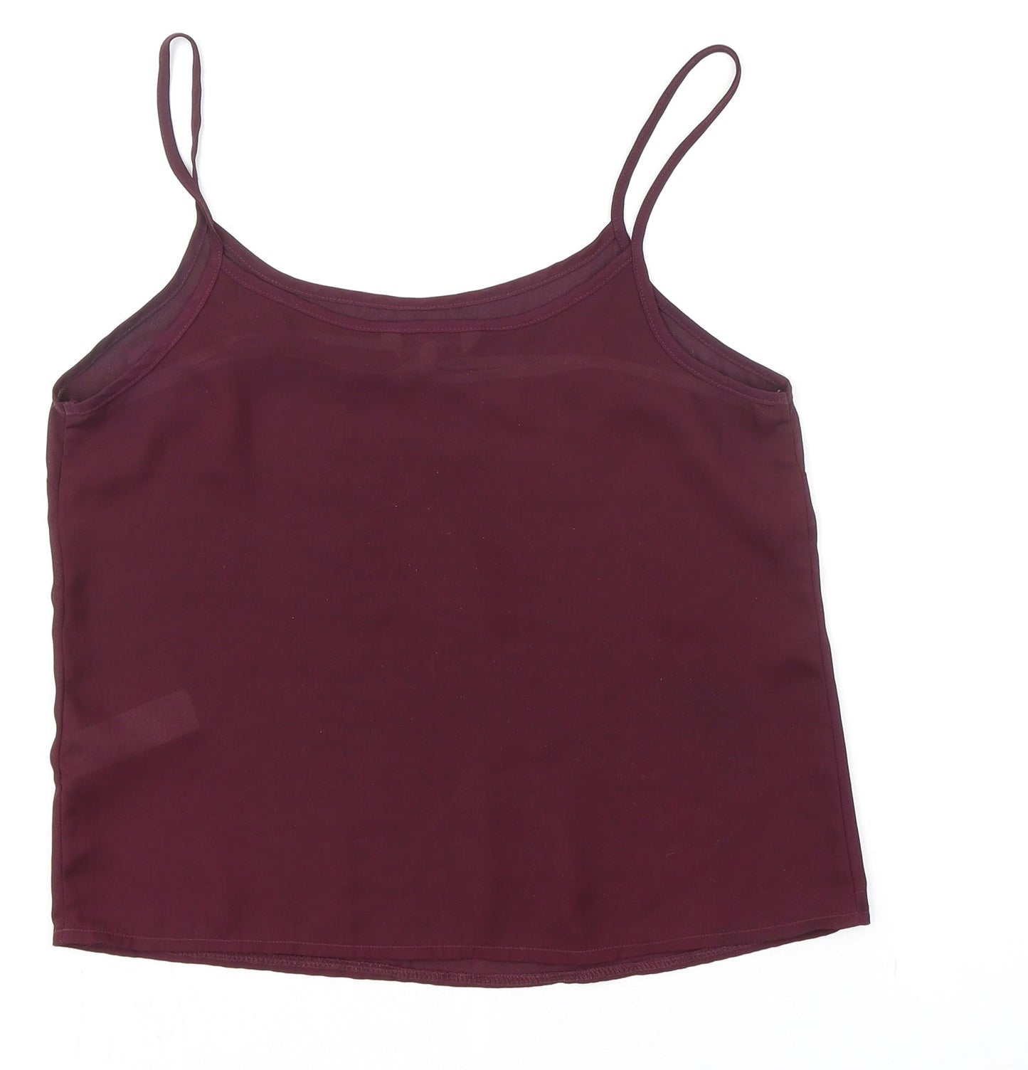 Womens UK Size 10 New Look Purple Camisole Blouse