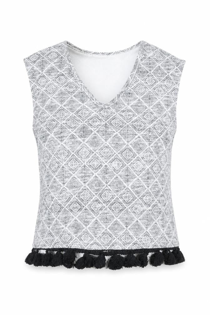 Womens UK Size 6 River Island Grey Basic Blouse