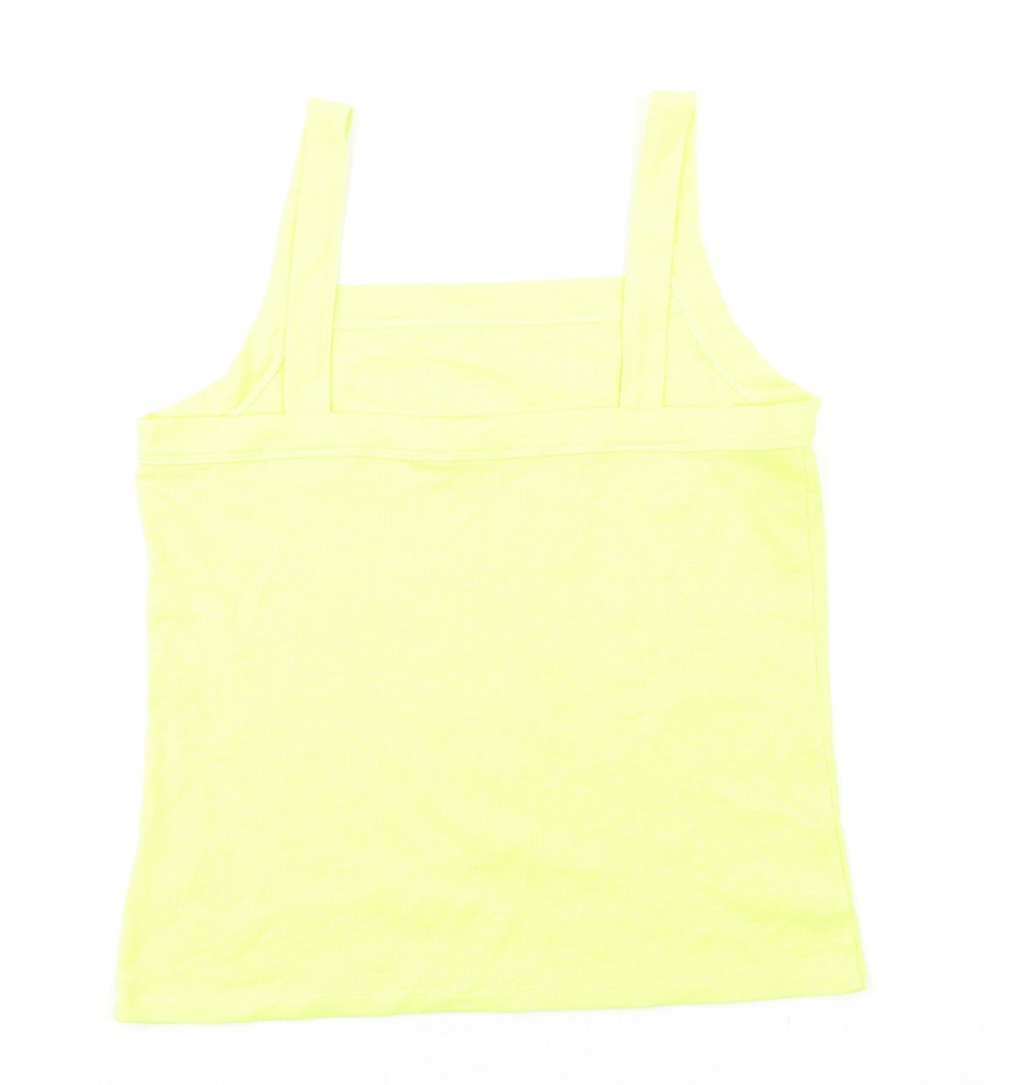 Womens UK Size L Gap Yellow Basic Tank