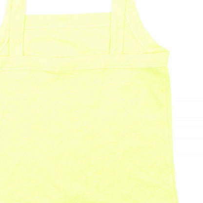 Womens UK Size L Gap Yellow Basic Tank