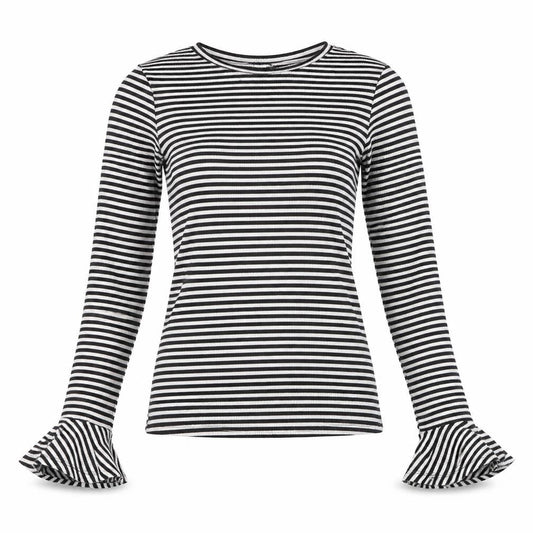 Womens UK Size 6 New Look Black Basic T-Shirt