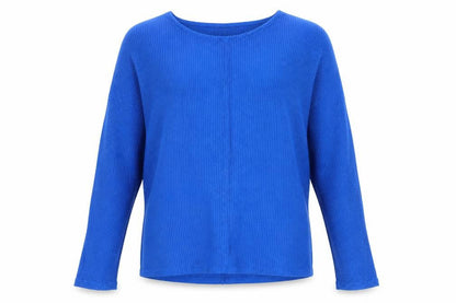 Womens UK Size L b.young Blue Pullover Jumper