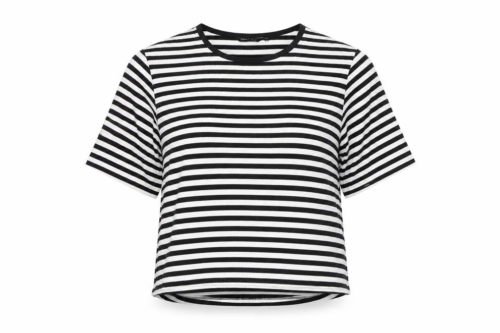 Womens UK Size 12 New Look Black Basic T-Shirt
