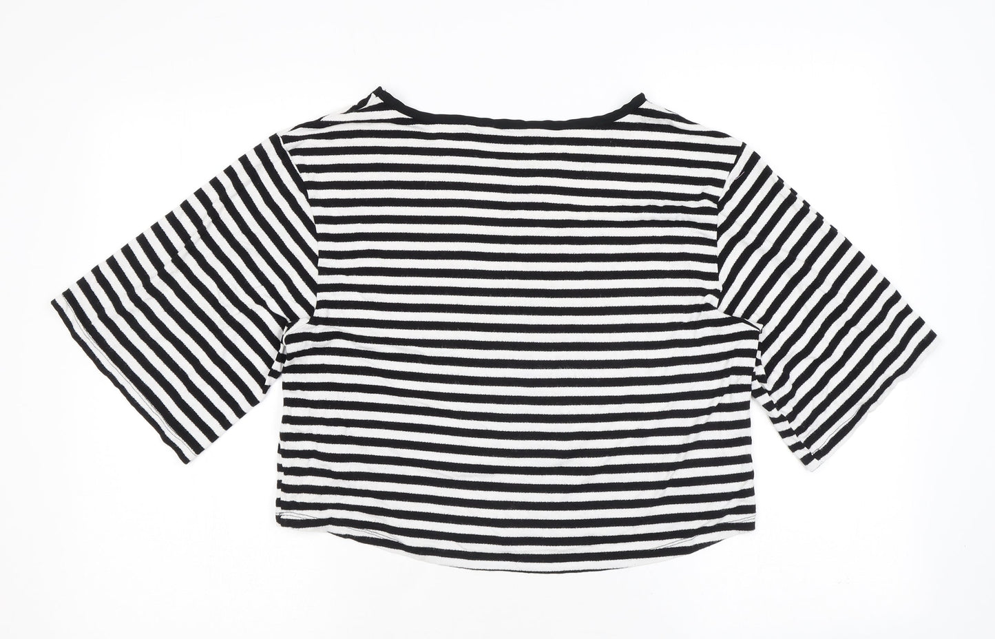Womens UK Size 12 New Look Black Basic T-Shirt