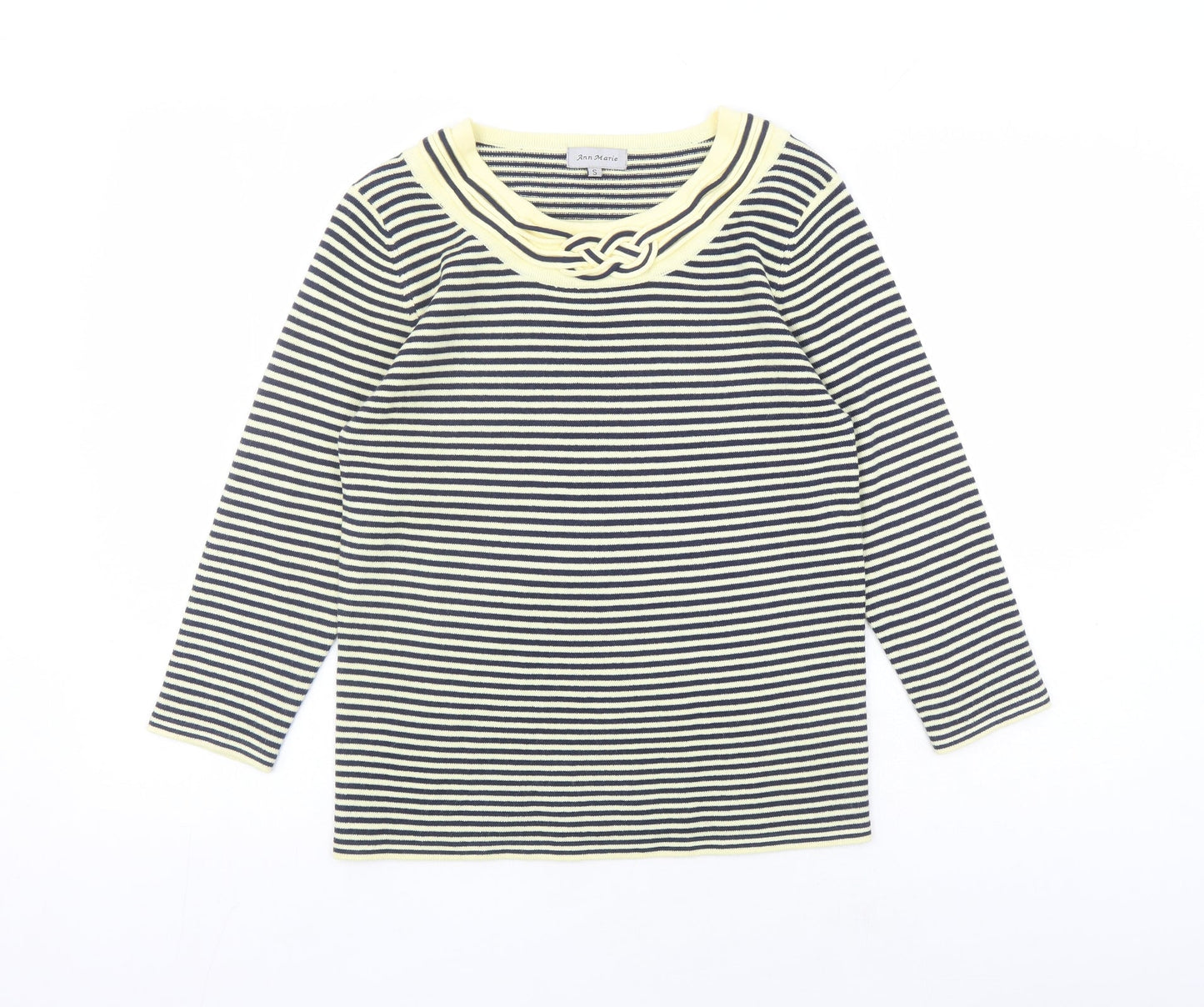 Womens UK Size S Ann Marie Ivory Pullover Jumper