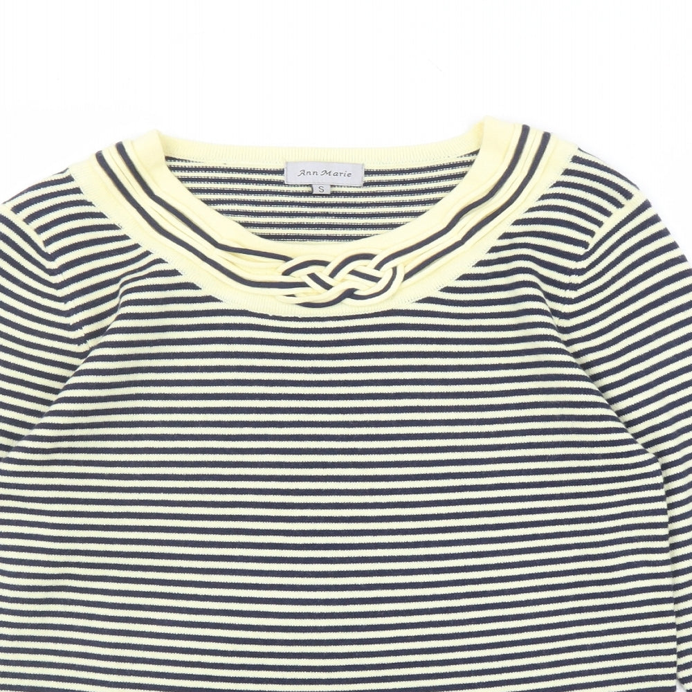 Womens UK Size S Ann Marie Ivory Pullover Jumper