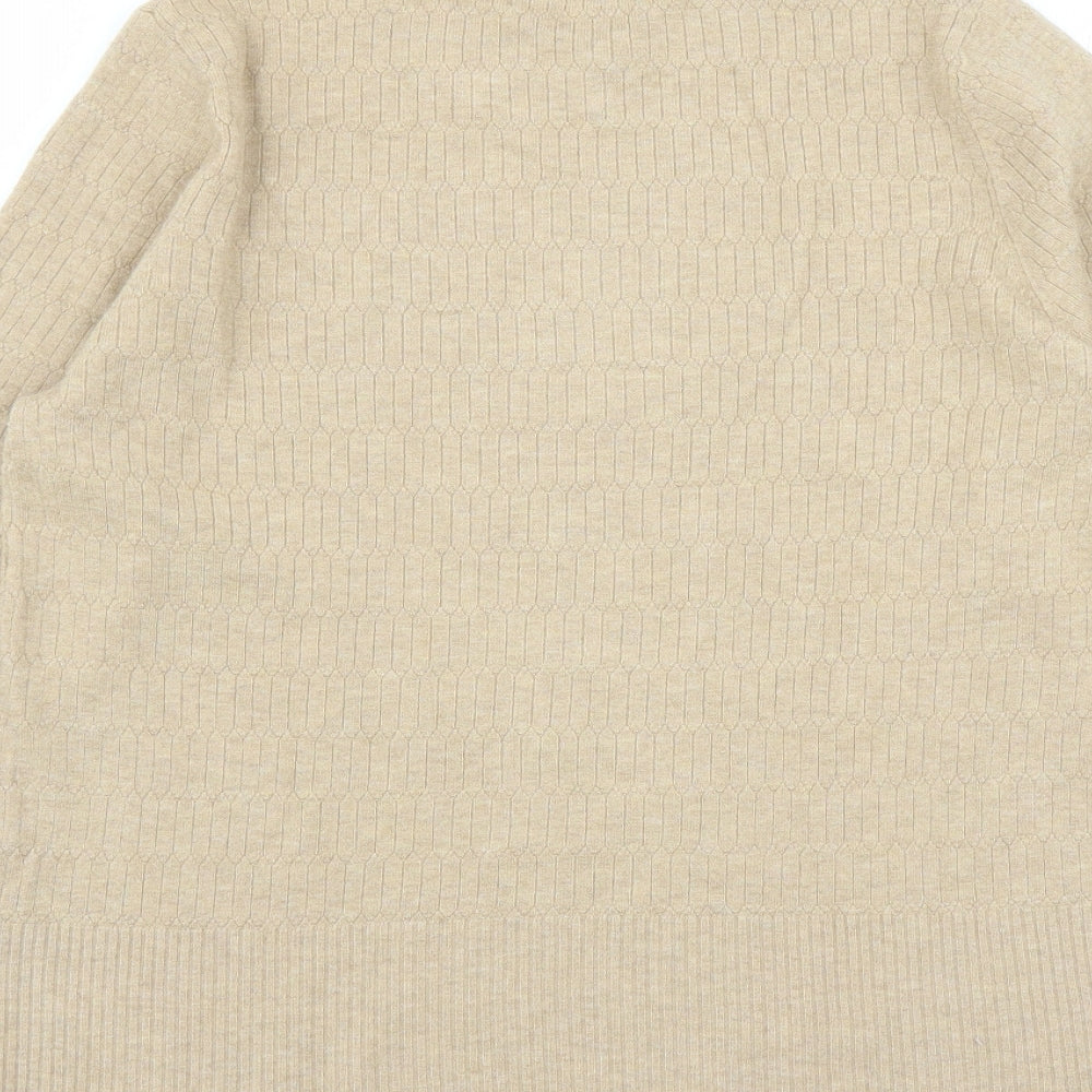 Womens UK Size 16 Marks and Spencer Brown Pullover Jumper