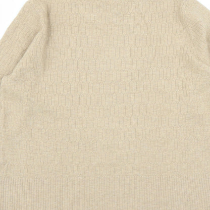 Womens UK Size 16 Marks and Spencer Brown Pullover Jumper