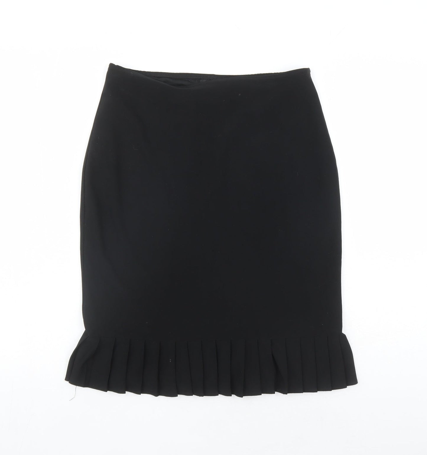 Ego Womens Black Polyester Trumpet Skirt Size 12 - Elastic Waist