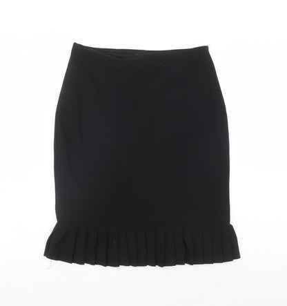 Ego Womens Black Polyester Trumpet Skirt Size 12 - Elastic Waist