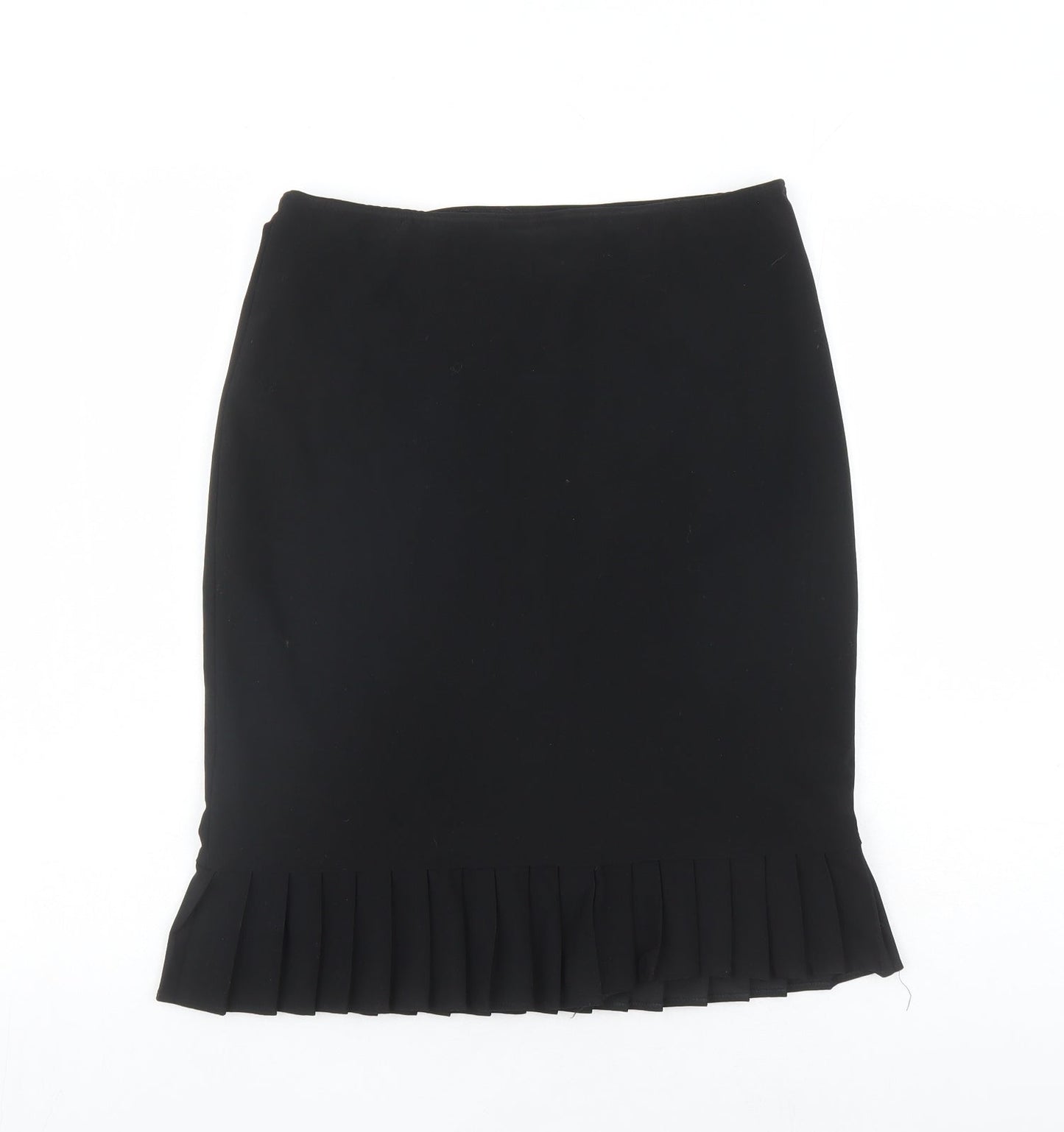 Ego Womens Black Polyester Trumpet Skirt Size 12 - Elastic Waist