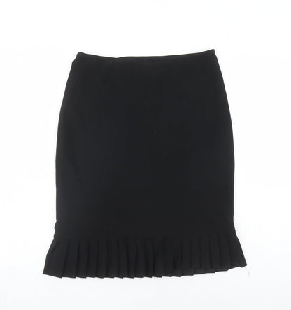Ego Womens Black Polyester Trumpet Skirt Size 12 - Elastic Waist
