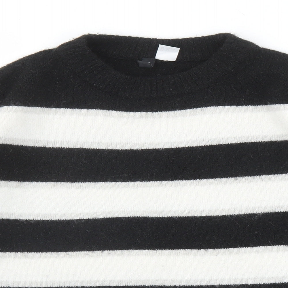 Womens UK Size S Divided by H&M Black Pullover Jumper