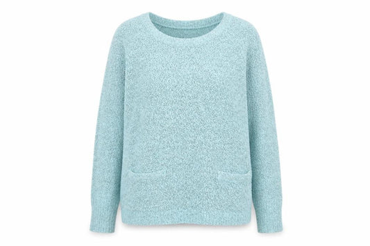 Womens UK Size M M&Co Blue Pullover Jumper