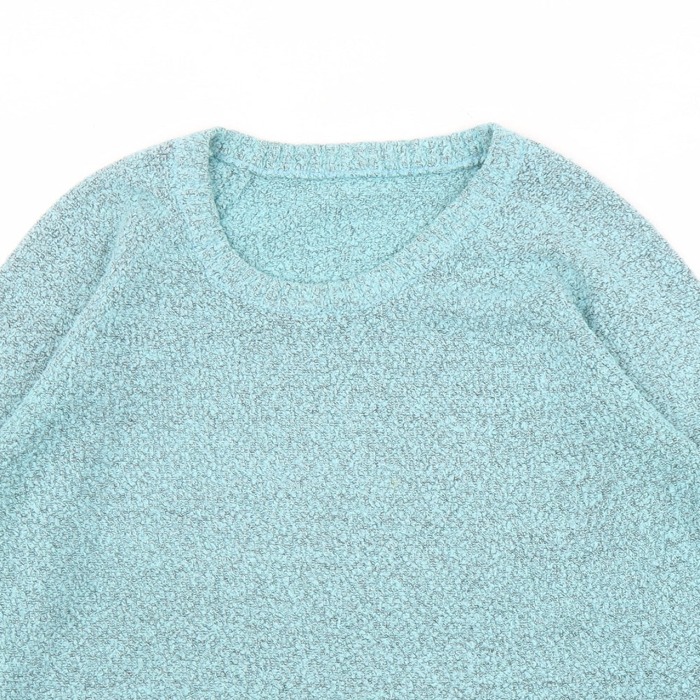 Womens UK Size M M&Co Blue Pullover Jumper