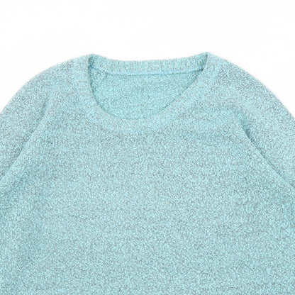 Womens UK Size M M&Co Blue Pullover Jumper