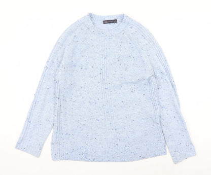 Womens UK Size S Marks and Spencer Blue Pullover Jumper