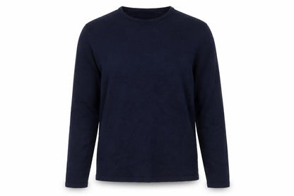 Casual Friday Womens Blue Round Neck Wool Pullover Jumper Size S