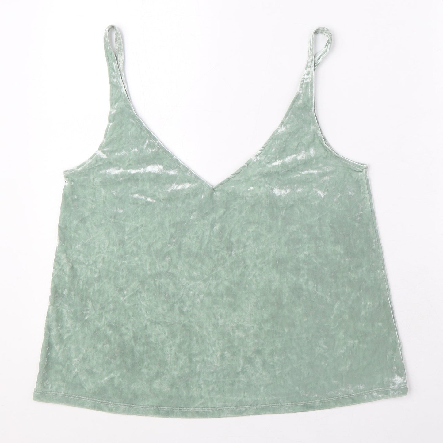 Womens UK Size S H&M Green Camisole Blouse