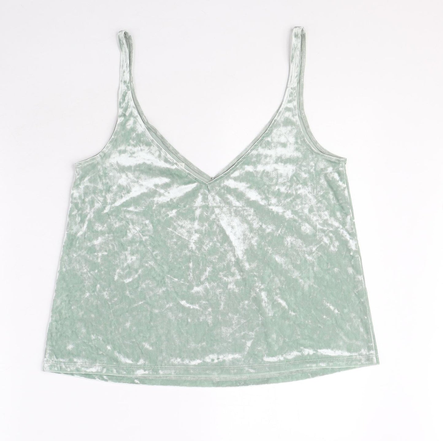 Womens UK Size S H&M Green Camisole Blouse