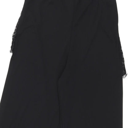 Womens UK Size 8 ASOS Regular Fit  Black Trousers
