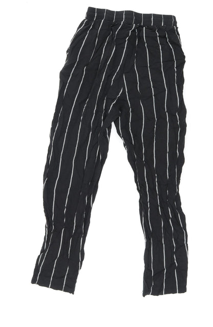 Womens UK Size 6 PRETTYLITTLETHING Regular Fit  Black Trousers