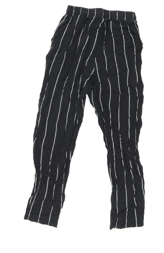Womens UK Size 6 PRETTYLITTLETHING Regular Fit  Black Trousers