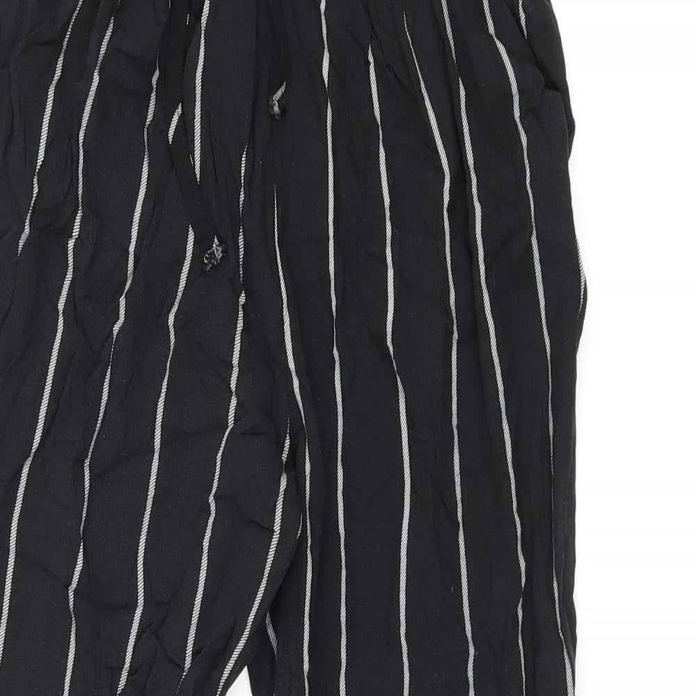 Womens UK Size 6 PRETTYLITTLETHING Regular Fit  Black Trousers