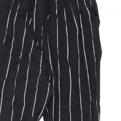 Womens UK Size 6 PRETTYLITTLETHING Regular Fit  Black Trousers