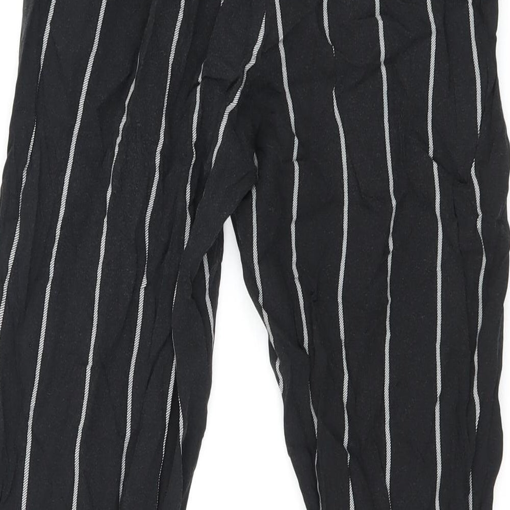 Womens UK Size 6 PRETTYLITTLETHING Regular Fit  Black Trousers