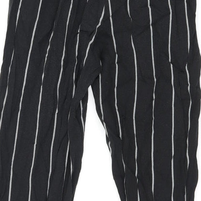 Womens UK Size 6 PRETTYLITTLETHING Regular Fit  Black Trousers