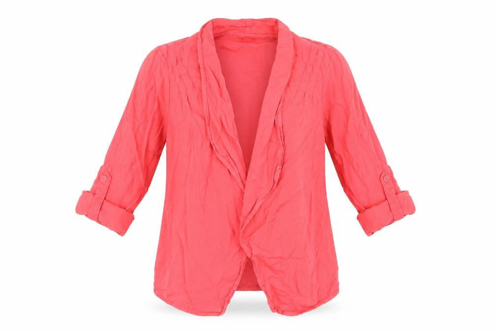 Womens UK Size 10 Monsoon Pink Wrap Blouse