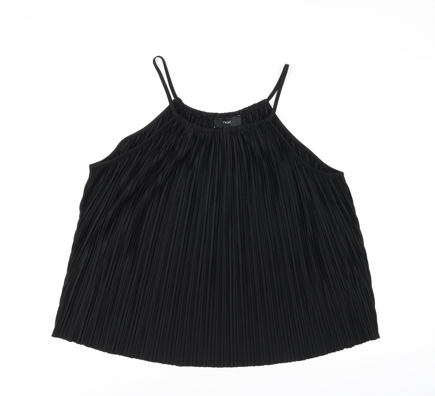 Womens UK Size 14 NEXT Black Basic Tank